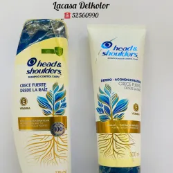 Juego head & shoulders Crece fuerte desde la raíz 375ml