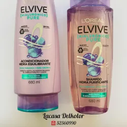 Juego LOREAL ELVIVE hialurónico pure 680ml