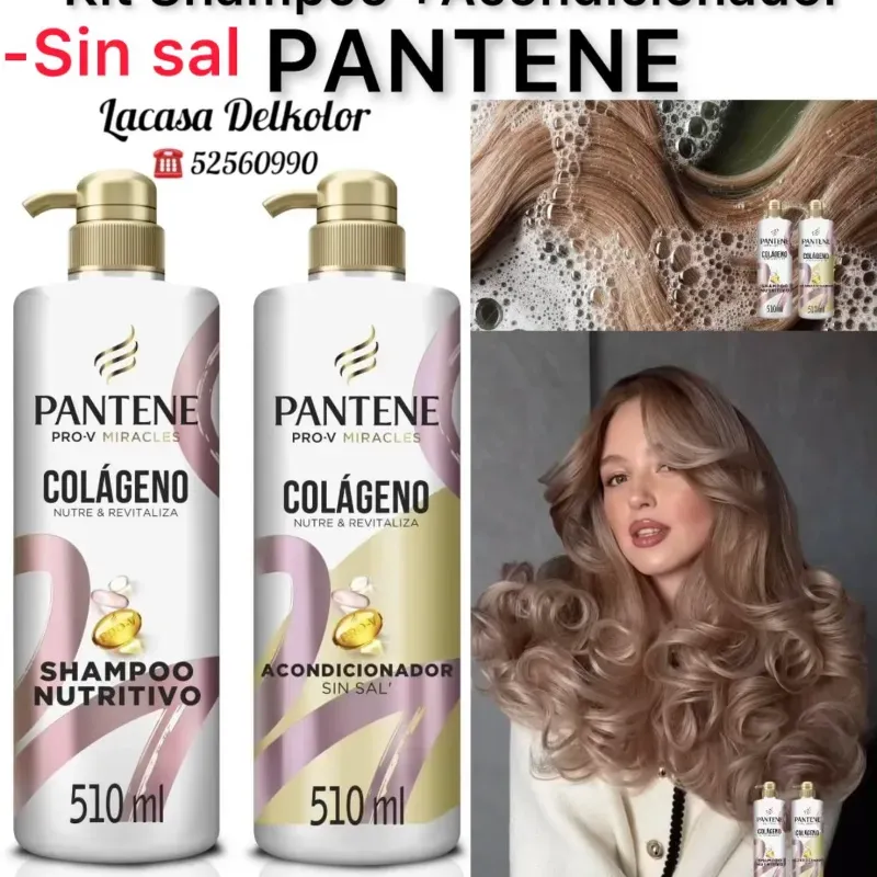 Juego Pantene Colágeno 510ml