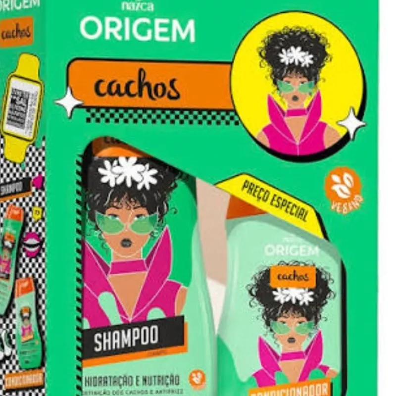 Juego Shampo y acondicionador Origem - cachos