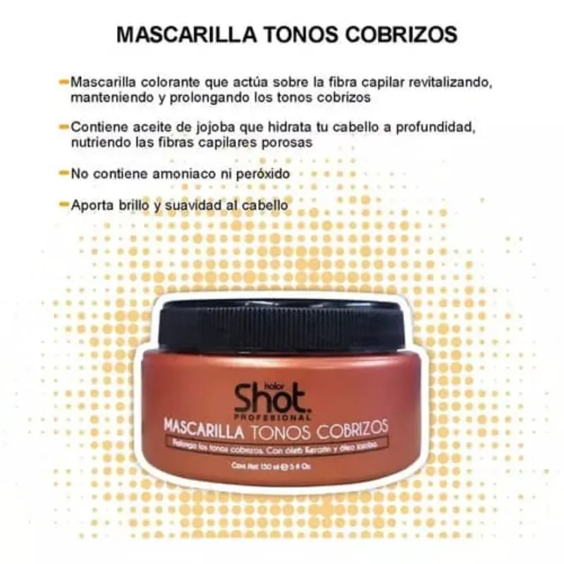 Mascarilla matizadora cobrizo 150ml