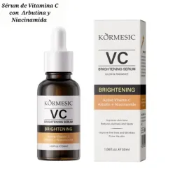 Sérum facial de vitamina c con arbutina y niacinamida
