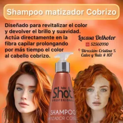 Shampo matizador cobrizo 300ml