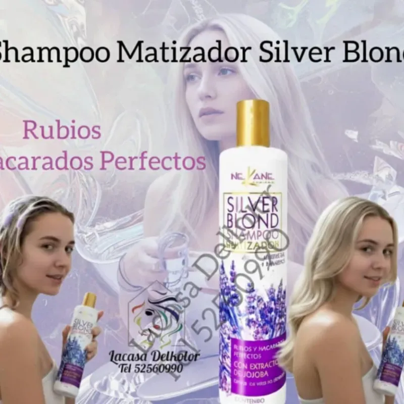Shampo matizador Silver Blond nekane 300ml