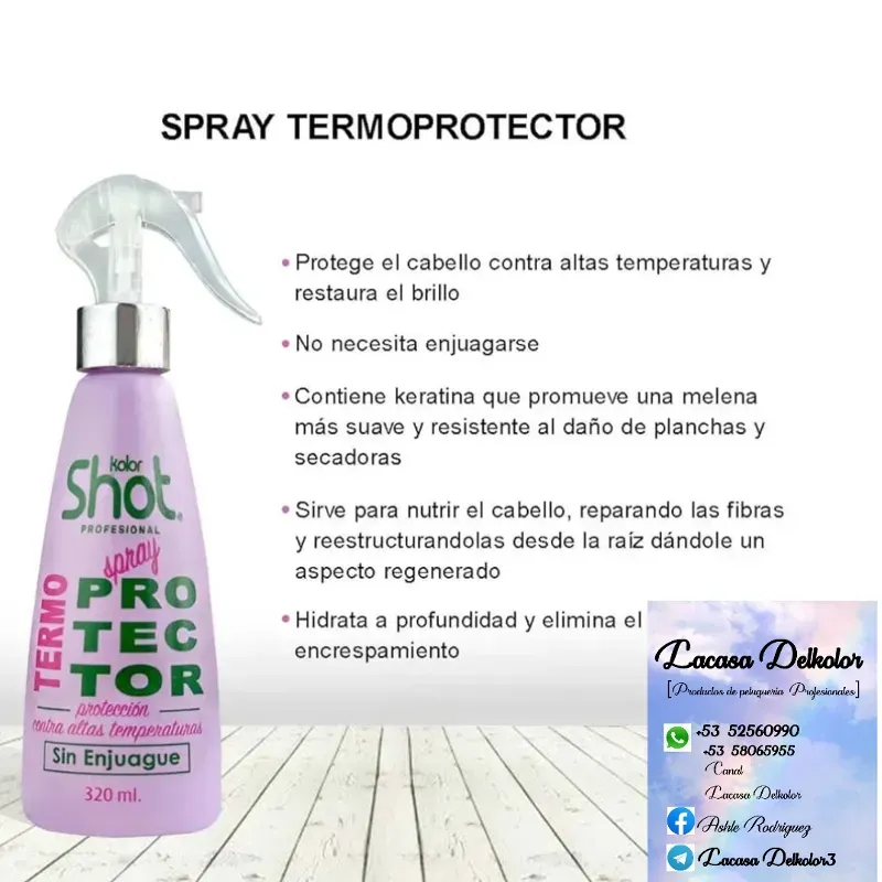 Termoprotector KOLOR SHOT 320ml