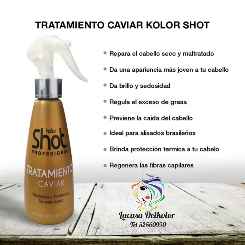 Tratamiento Caviar Kolor shot 