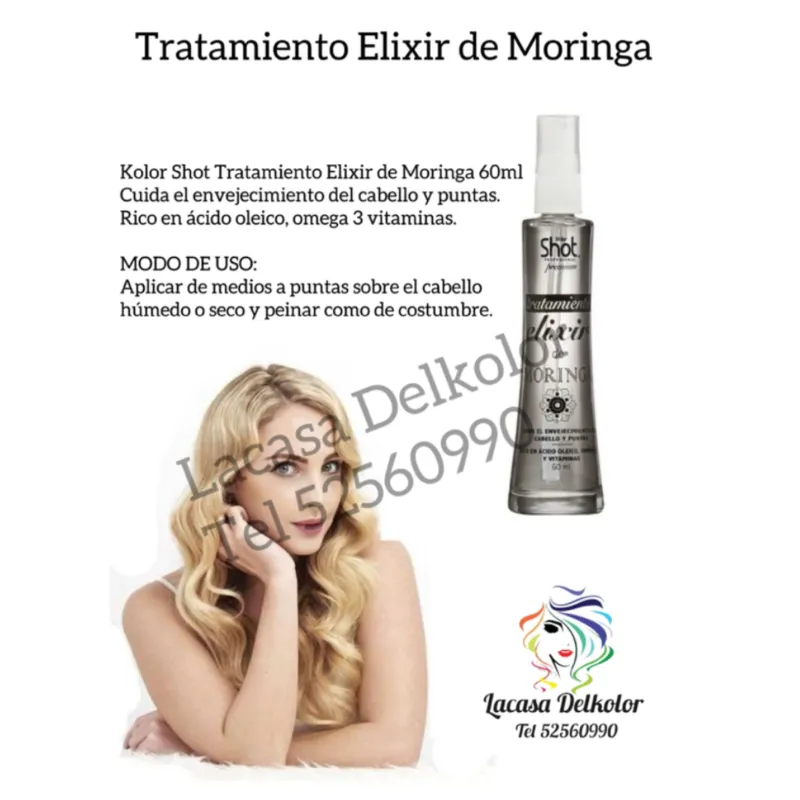 Tratamiento Elixir de moringa 