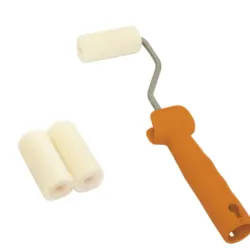 Minirodillo velour 6cm + varilla.