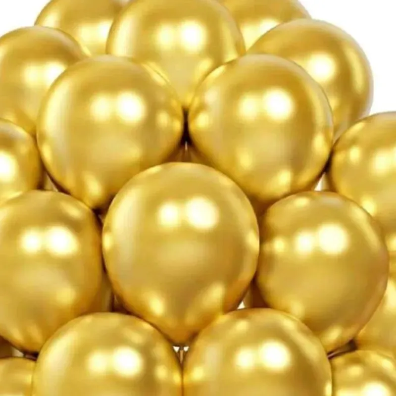 Globos dorados 