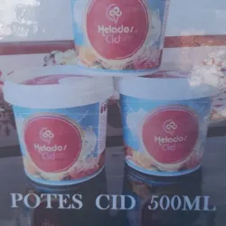 Potes de Helado Cid 