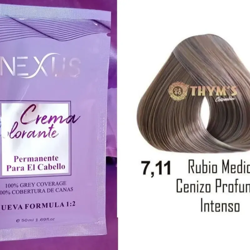 7.11- Rubio Medio Ceniza Intenso 