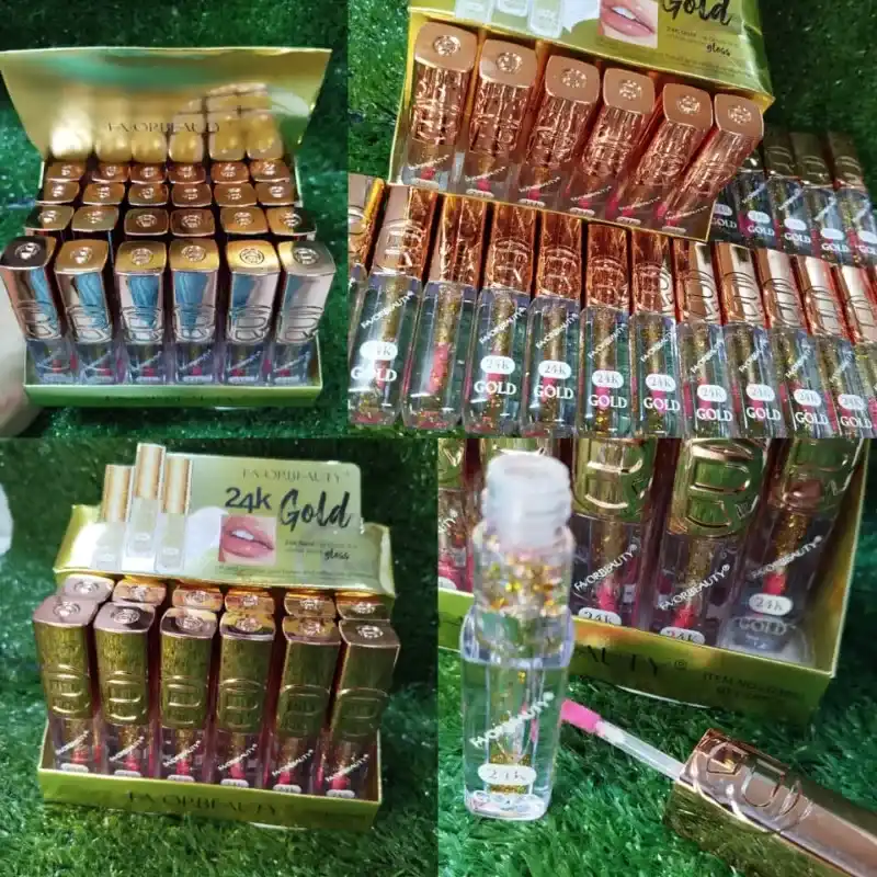 Brillitos de Labios Dorados.