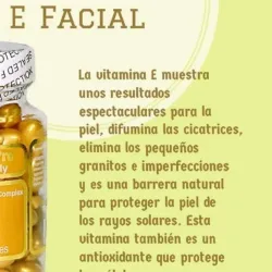 Cápsulas Faciales de Vit E 