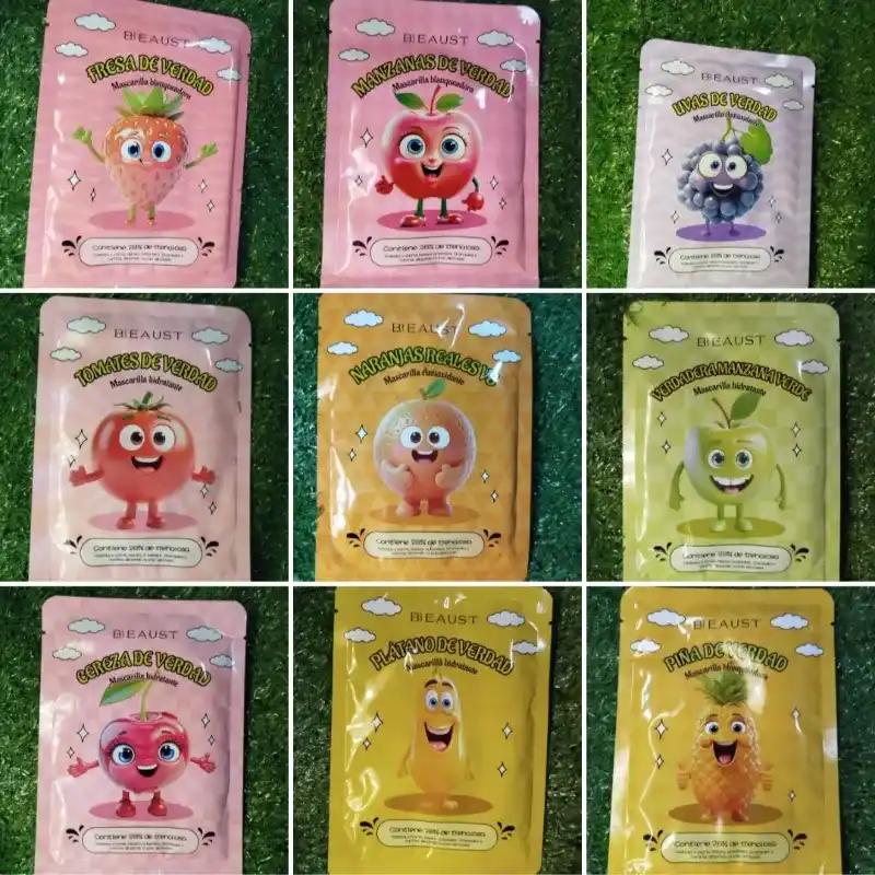 Mascarillas Faciales de Velo : Hidratantes,Blanqueadoras y Antioxidantes.