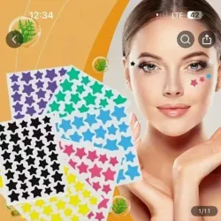  Parches para los Granitos en forma de Estrellita ⭐⭐⭐ Contienen 40 ,cada hojita