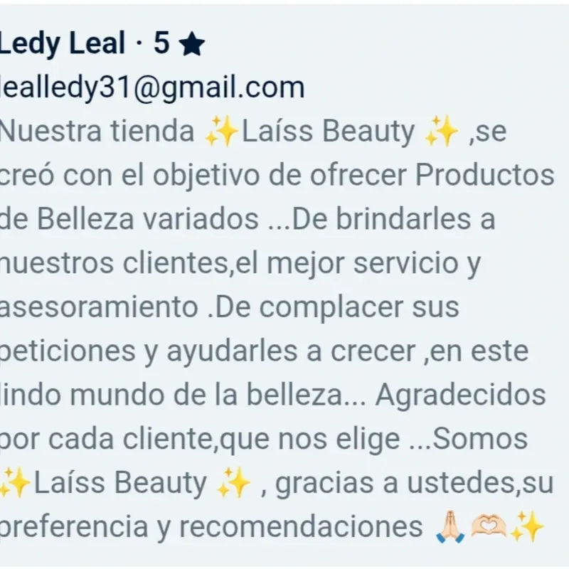 Reseñas de Clientes 🥰🫶🏻