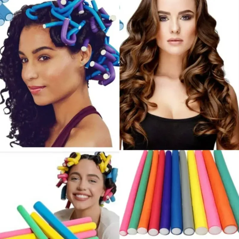 Rulos Flexibles para cabello con ondas 
