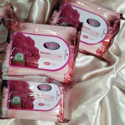 Toallitas Húmedas (fragancia de Rosas )