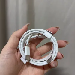 Cable carga rápida tipo C- tipo C trenzado