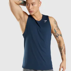 Camiseta GYMSHARK azul