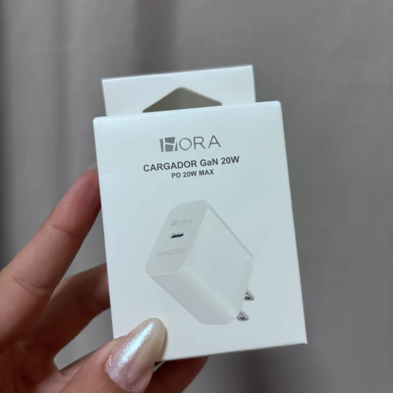 Espiga carga rápida 20W