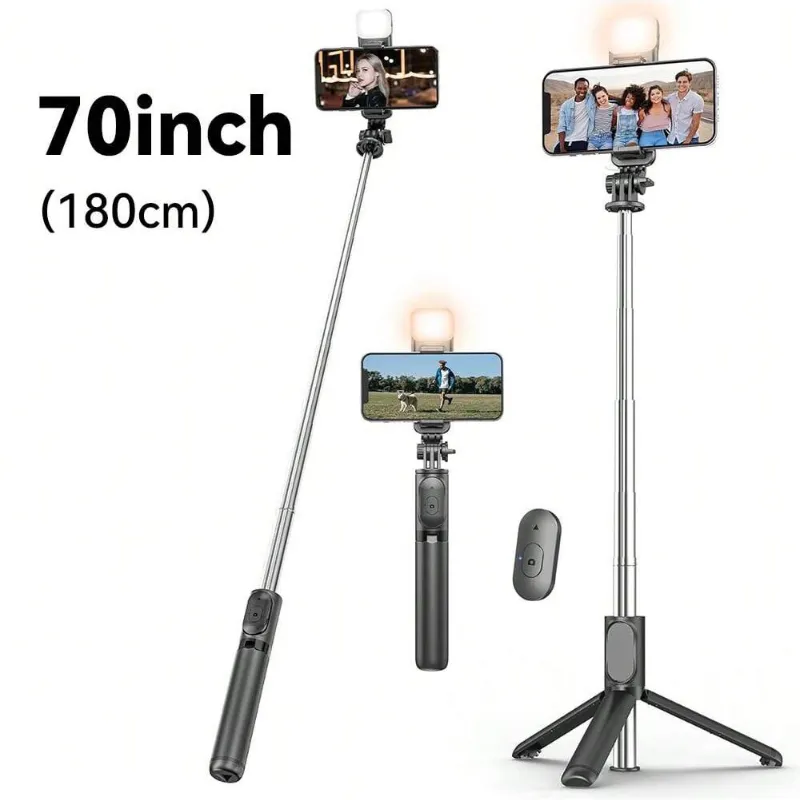 Trípode de 180 cm con luz