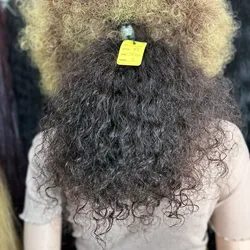 Moño rizo claro 45 CM