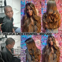 Peluca Lace Frontal NATURAL 300 USD