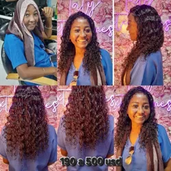 Peluca Lace Frontal Rizada Natural –190 - 500 usd