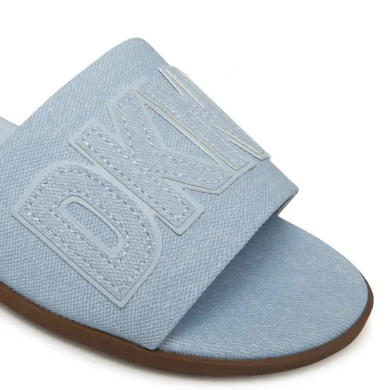 DKNY Women's Willow Slide Slip-On Flat Sandals