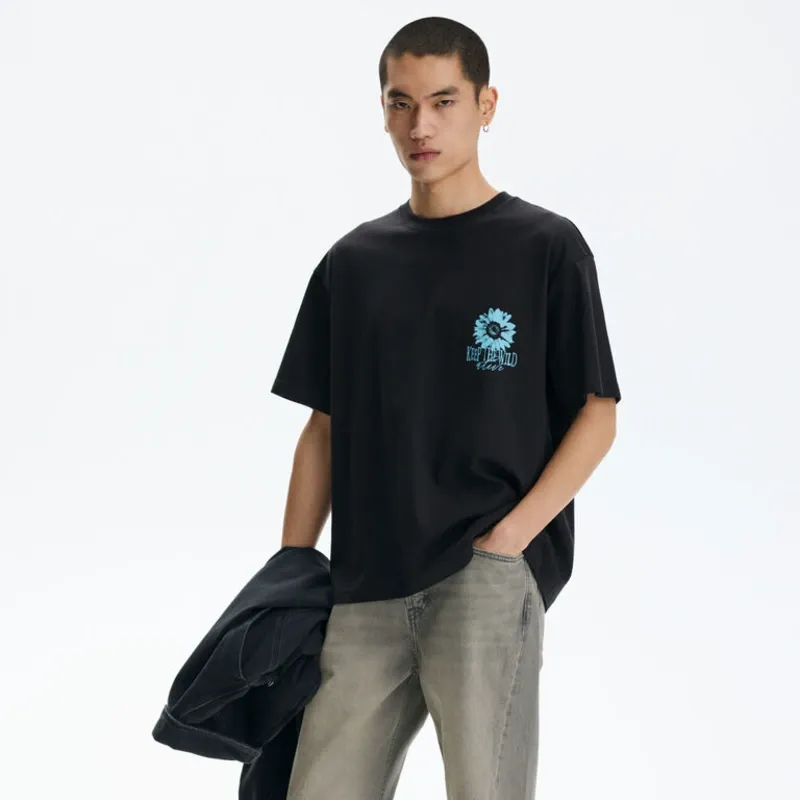 H&M Loose Fit Printed T-shirt