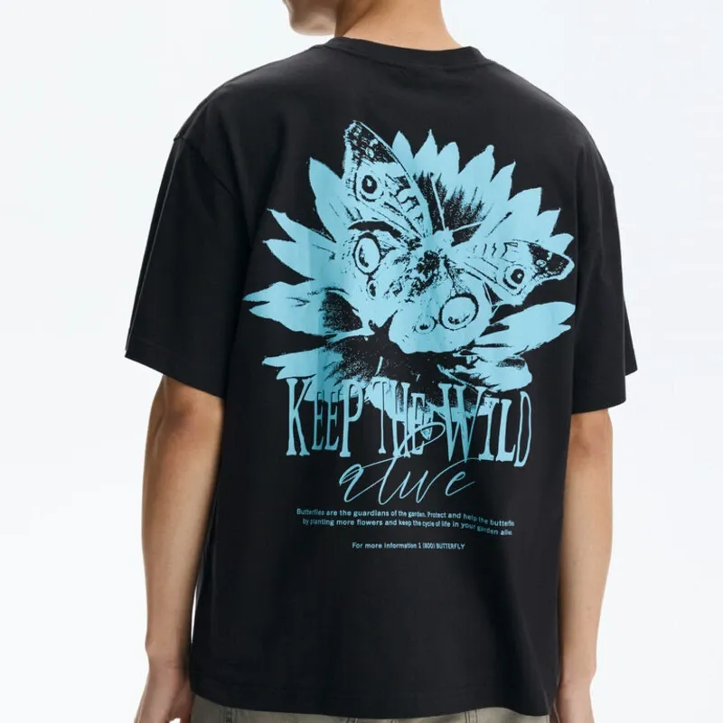 H&M Loose Fit Printed T-shirt