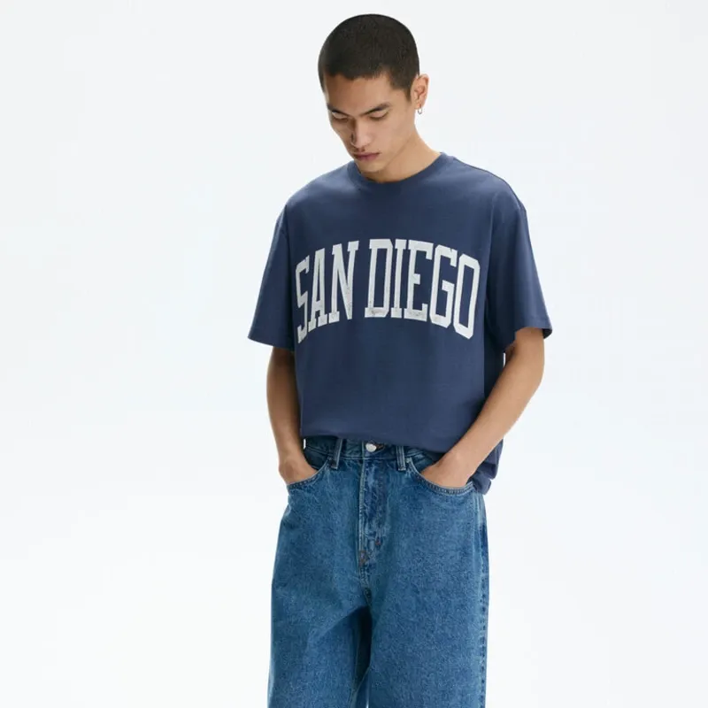 H&M Loose Fit Printed T-shirt