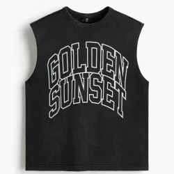 H&M Loose-Fit Sleeveless T-Shirt