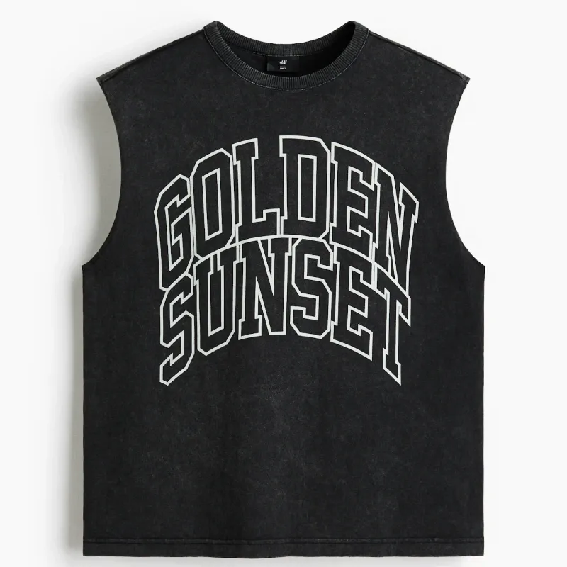 H&M Loose-Fit Sleeveless T-Shirt
