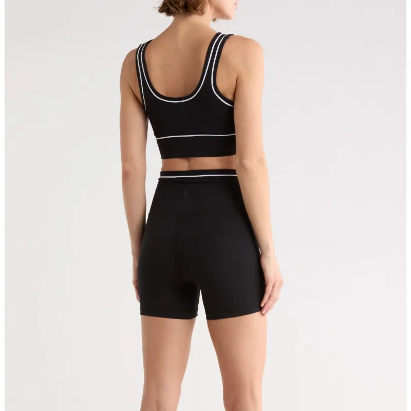 Lux Motion Muse Cut Crop Top & Shorts Set YOGALICIOUS