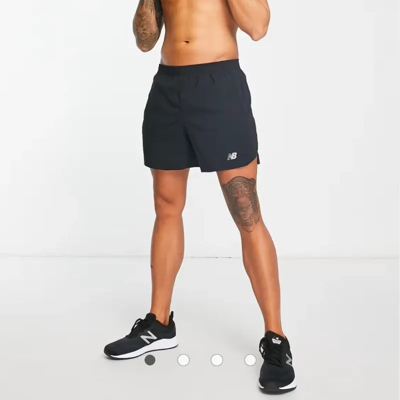 New Balance Accelerate 5 inch running shorts in black
