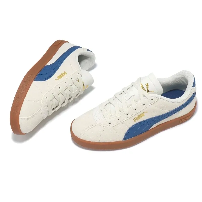 Puma Club II 2 Beige Blue Men Unisex Casual Lifestyle Shoes Sneakers
