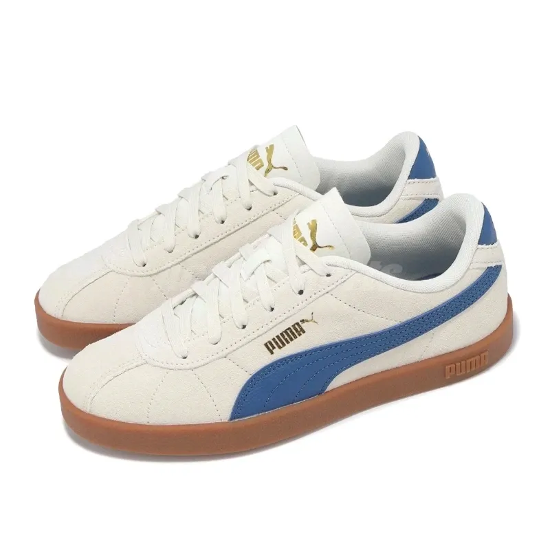 Puma Club II 2 Beige Blue Men Unisex Casual Lifestyle Shoes Sneakers