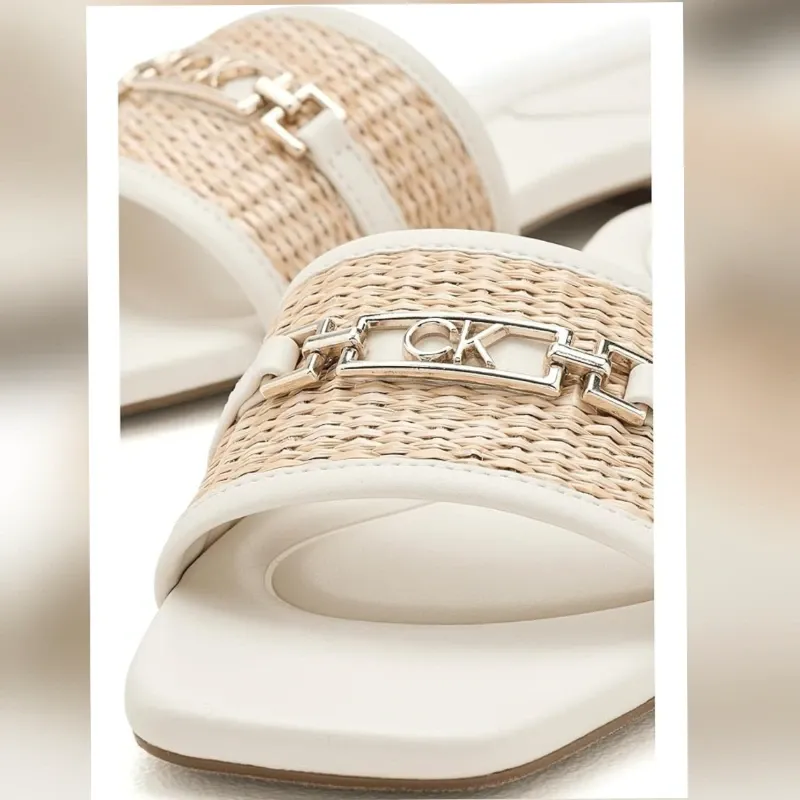 Sandalias CK con diseño tejido