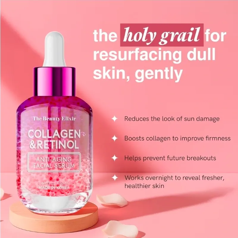 The Beauty Elixir Collagen & Retinol Anti-Aging Facial Serum