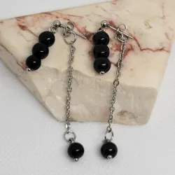 Aretes de onix