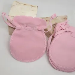 Bolsita gamuza rosa