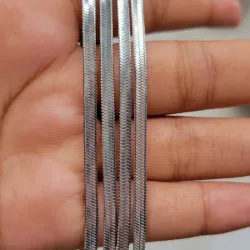 Cadena plana serpiente