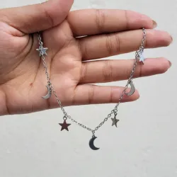 Tobillera Lunas y estrellas
