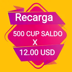 Recarga 500 CUP 