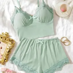Conjunto 2 piezas verde pálido 