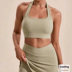 Conjunto de 2 piezas top y saya color verde claro