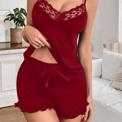 Pijama 2 piezas rojo