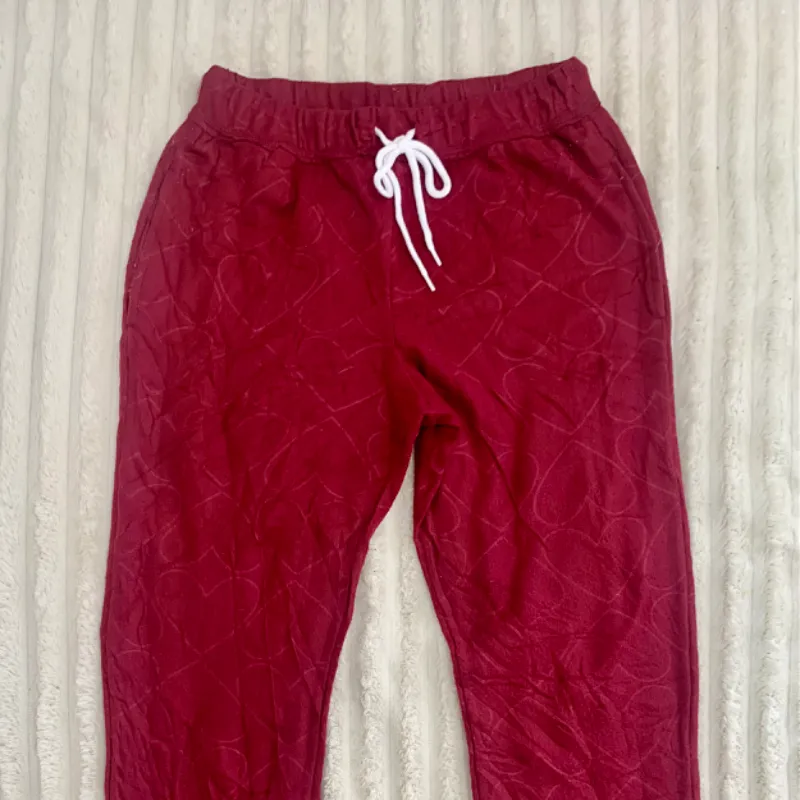 Pijama rojo vino 